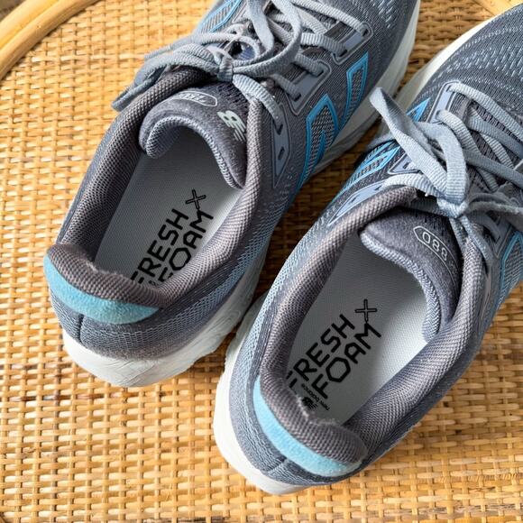 New Balance Fresh Foam X 880 V14 Arctic Grey Quarry Blue Sneakers Women’s 9.5 - Picture 6 of 9